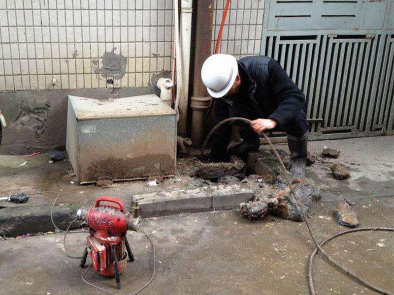 市中疏通下水道-洗菜池疏通